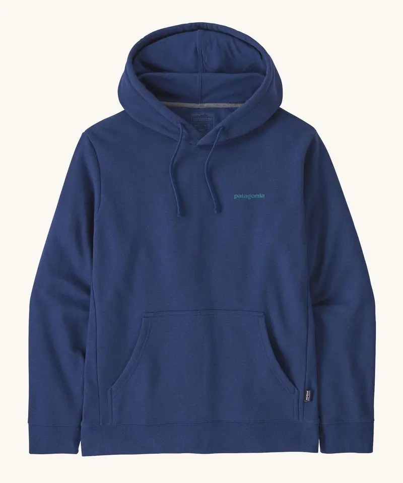 Patagonia Adult Uprisal Hoody - Boardshort Logo / Clement Blue 2