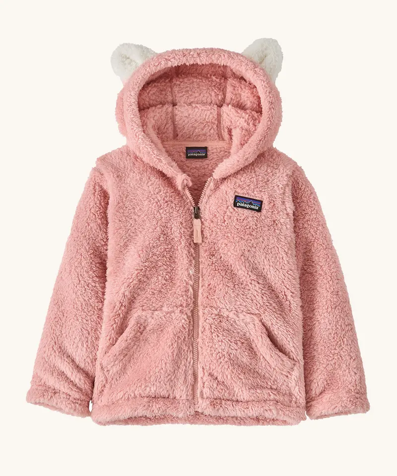 Patagonia Baby Furry Friends Hoody - Mallow Pink 1