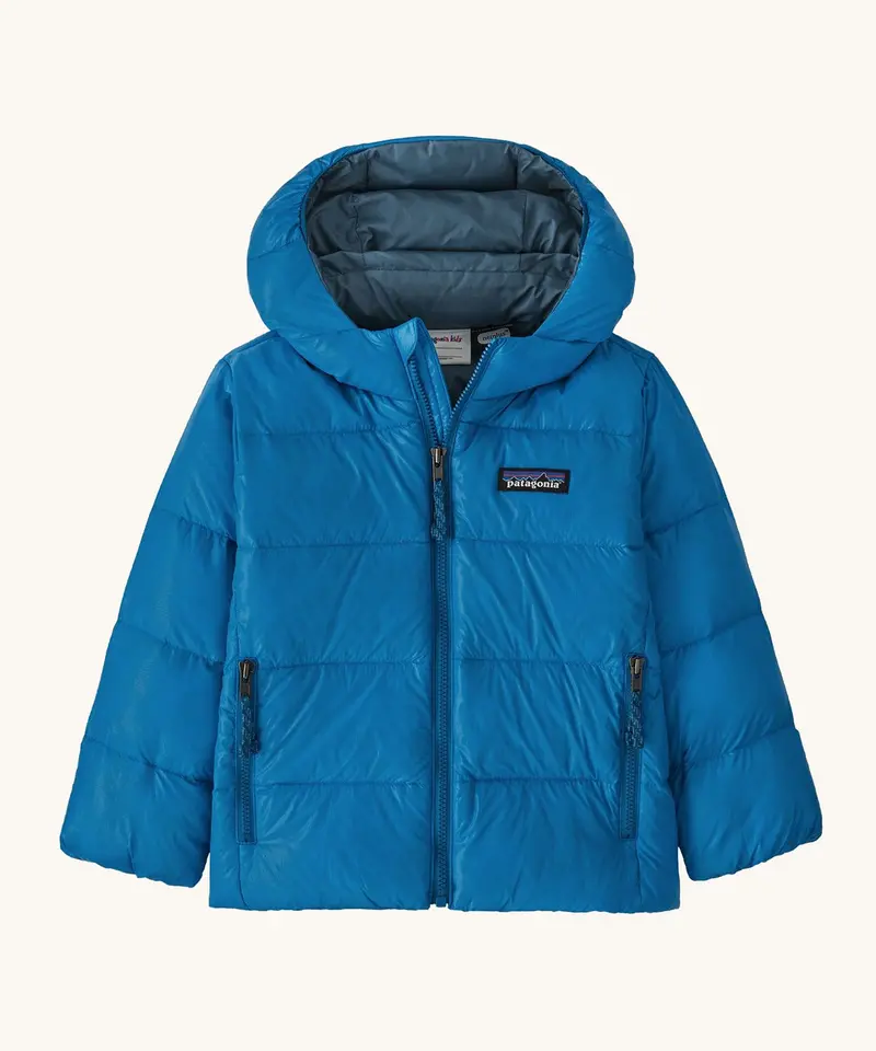 Patagonia Baby Hi-Loft Down Sweater Hoody Vessel Blue 1