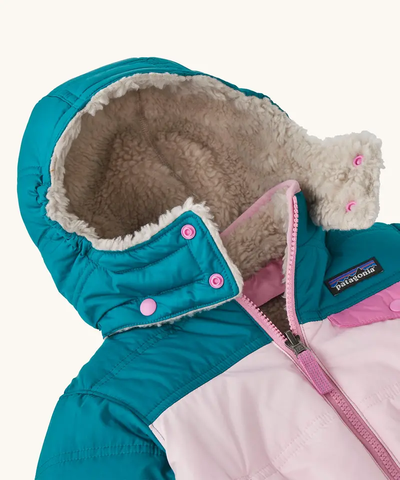 Patagonia Baby Reversible Tribbles Hoody - Conifer Green 5