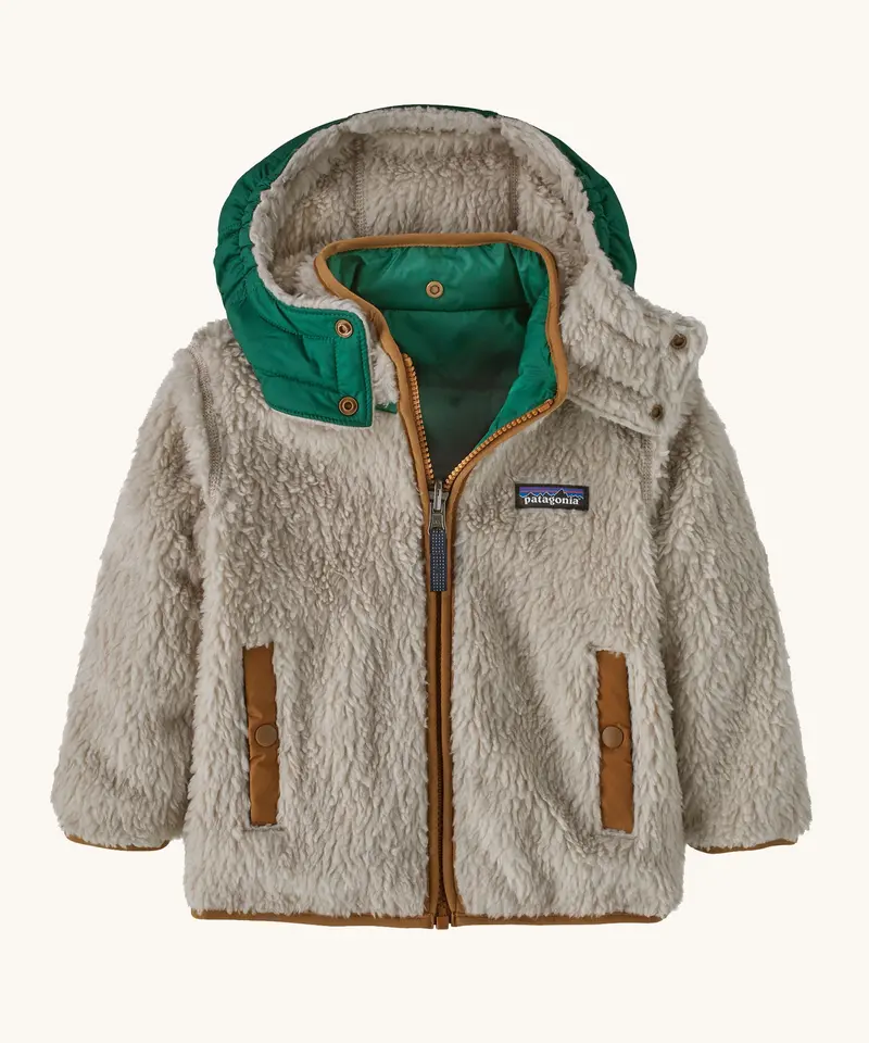 Patagonia Baby Reversible Tribbles Hoody - Sierra Pink 3