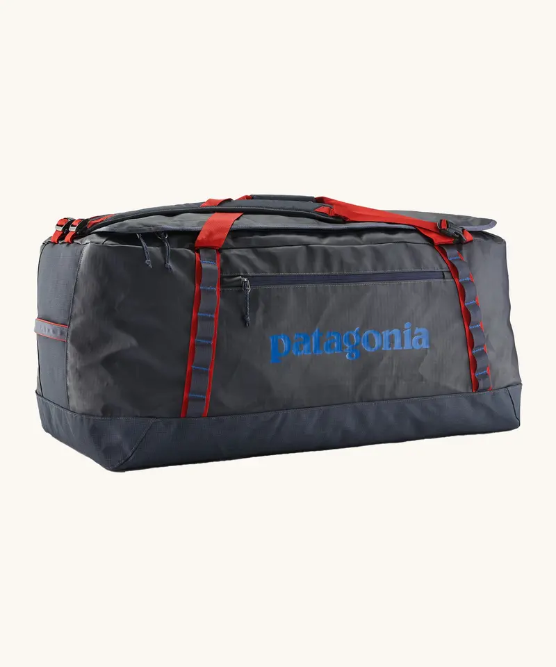 Patagonia Black Hole Duffel 100L - Smolder Blue / Amanita Red 1