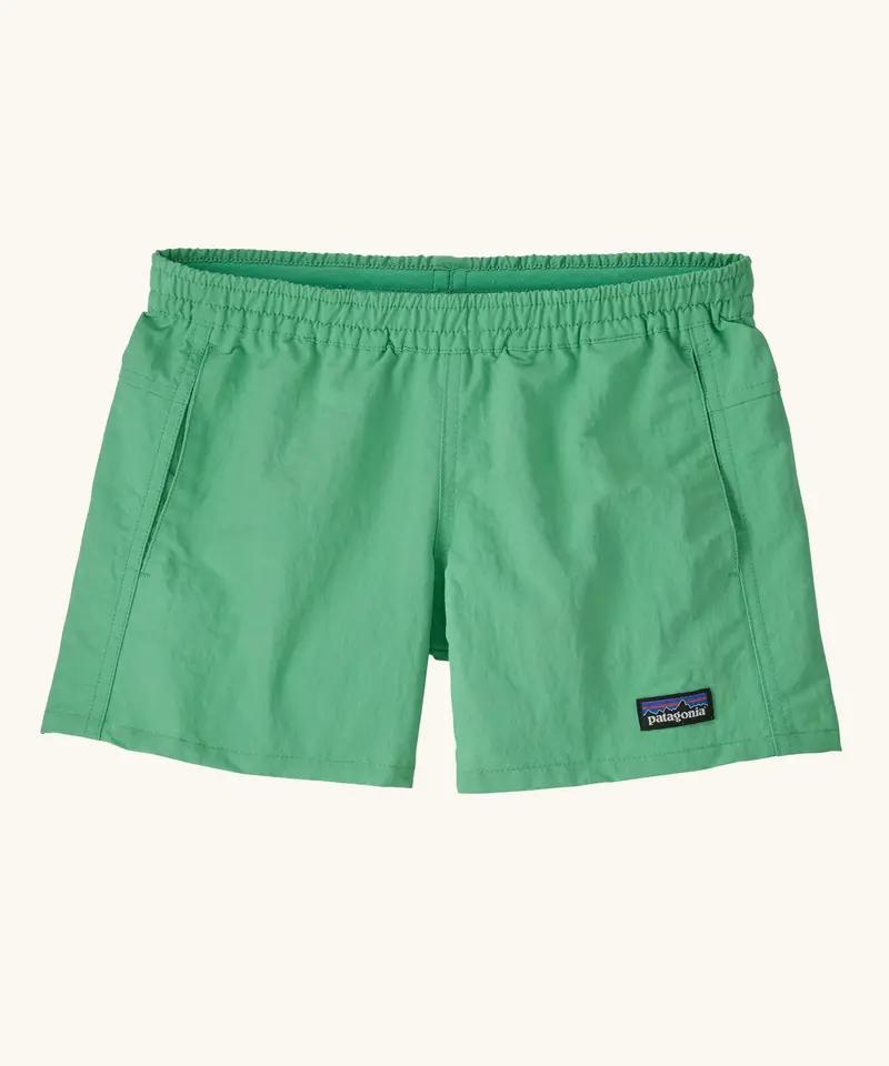 Patagonia Kids Baggies Shorts - Aloe Green 1