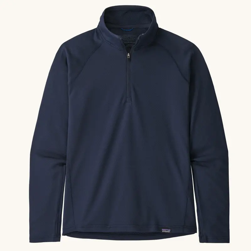 Patagonia Kid's Capilene Midweight Zip Neck Top - New Navy 1