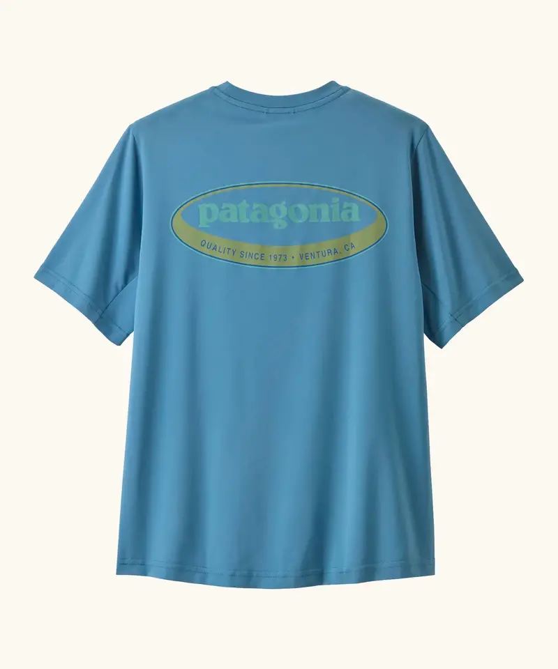 Patagonia Kids' Capilene® Silkweight T-Shirt - '95 / Shore Blue 1