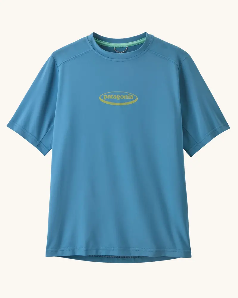Patagonia Kids' Capilene® Silkweight T-Shirt - '95 / Shore Blue 2