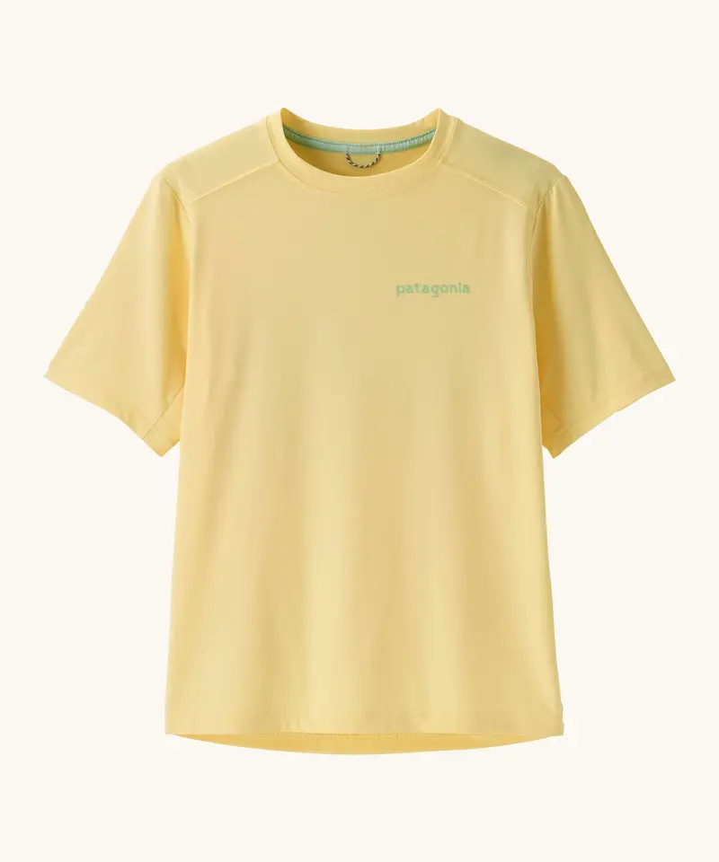 Patagonia Kids' Capilene® Silkweight T-Shirt - Moonlight / Buttercup 2
