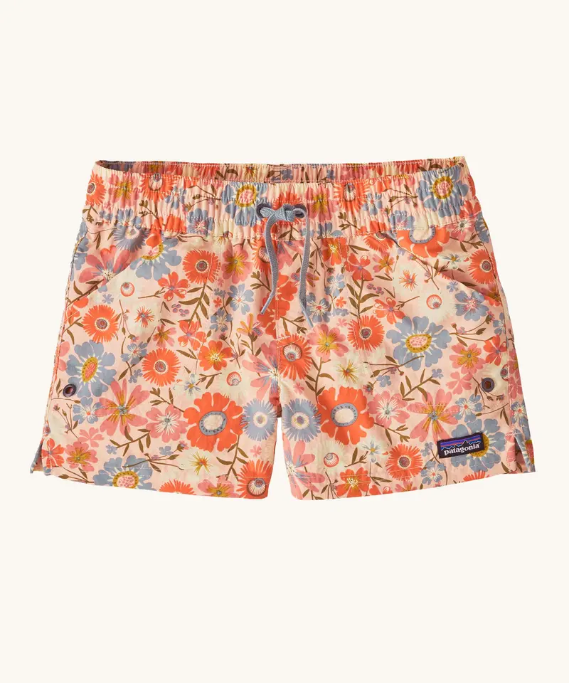 Patagonia Kids Costa Rica Baggies Shorts - Way Back / Sunlit Pink 1