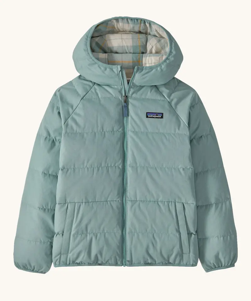 Patagonia Kids Cotton Quilted Down Jacket Thermal Blue 1