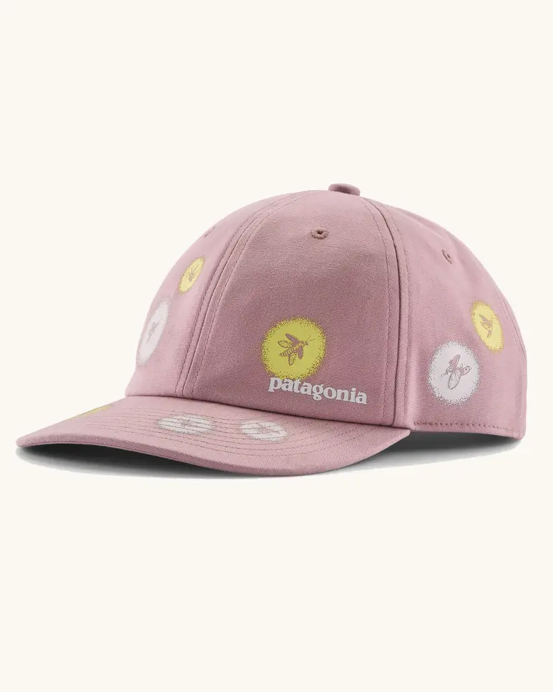 Patagonia Kids' Funhoggers® Hat - Fireflies / Quiet Violet 1