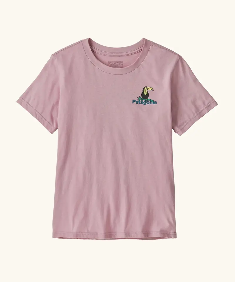 Patagonia Kids Graphic T-Shirt - Protect Rainforests / Quiet Violet 2