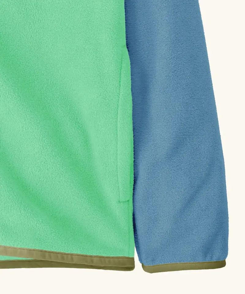 Patagonia Kids' Micro D™ Snap-T® Fleece Jacket - Early Teal / Shore Blue 5