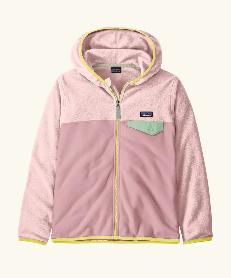 Patagonia Kids' Micro D™ Snap-T® Fleece Jacket - Quiet Violet 1