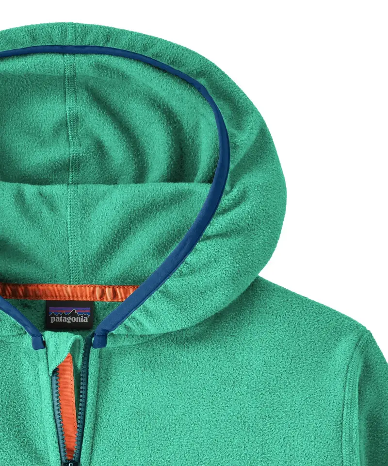 Patagonia Kids' Micro D™ Snap-T® Fleece Jacket - Yellow / Aqua Stone 4