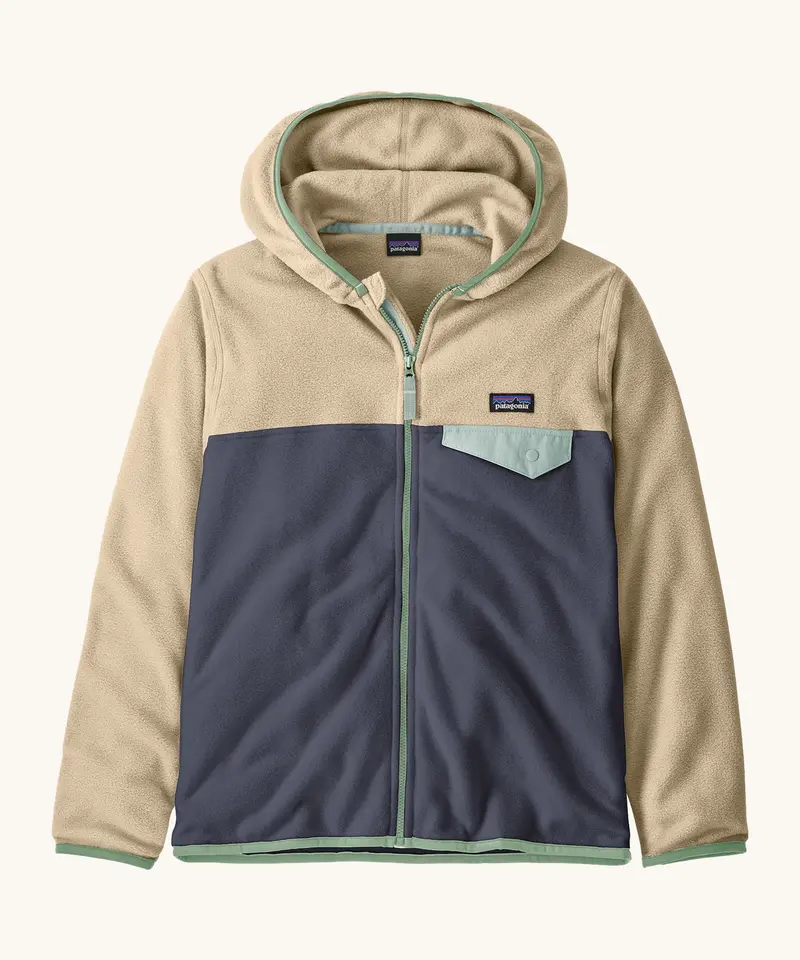 Patagonia Kids Micro D Snap-T Fleece - Smolder Blue 1