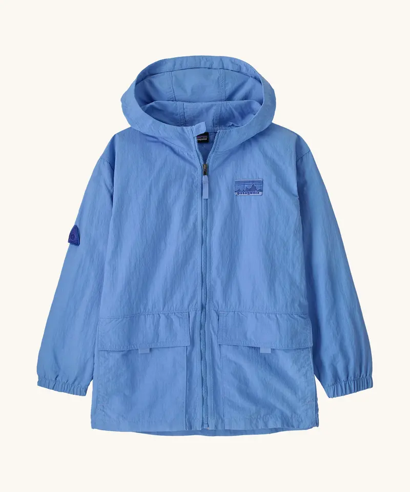 Patagonia Kids Outdoor Everyday Jacket - Og Legacy Label / Abundant Blue 1