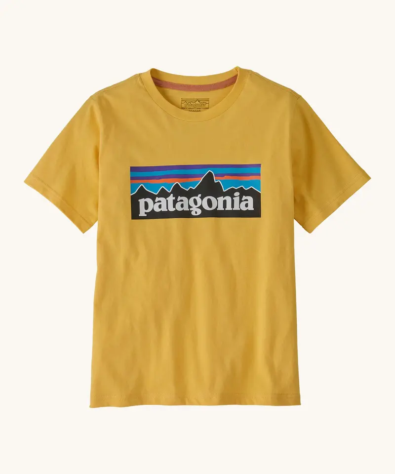 Patagonia Kids P-6 Logo T-Shirt - Nectar Yellow 1