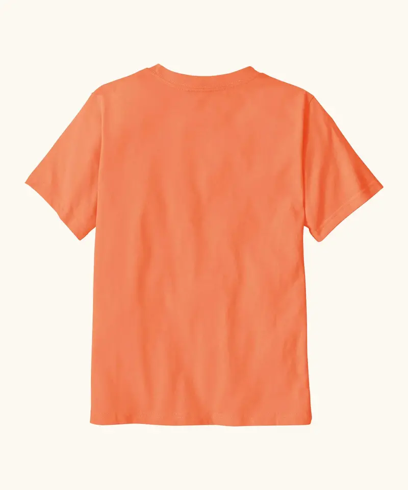Patagonia Kids P-6 Logo T-Shirt - Peach Sherbet 2