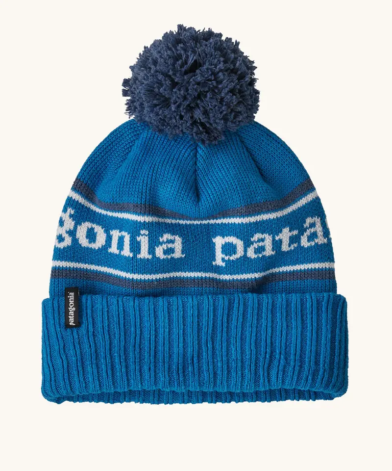 Patagonia Kids  Powder Town Beanie Endless Blue 1