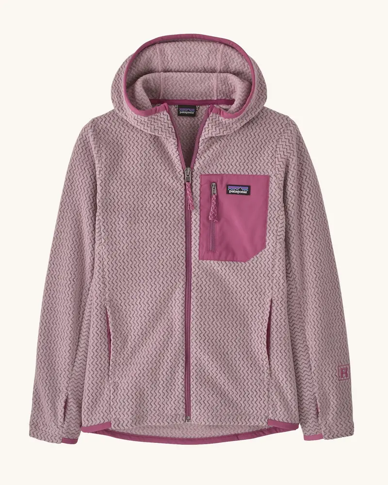 Patagonia Kids' R1® Air Full-Zip Hoody - Quiet Violet 1