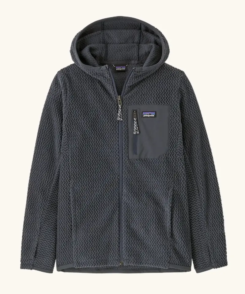 Patagonia Kids' R1® Air Full-Zip Hoody - Smolder Blue 1