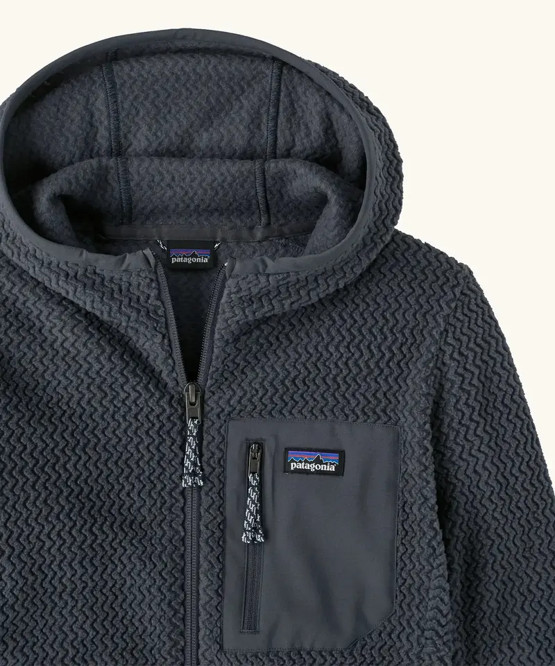 Patagonia Kids' R1® Air Full-Zip Hoody - Smolder Blue 2