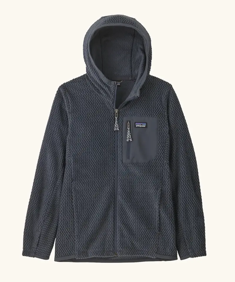 Patagonia Kids' R1® Air Full-Zip Hoody - Smolder Blue 4