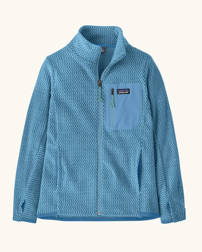 Patagonia Kids' R1® Air Full-Zip Jacket - Shore Blue 1