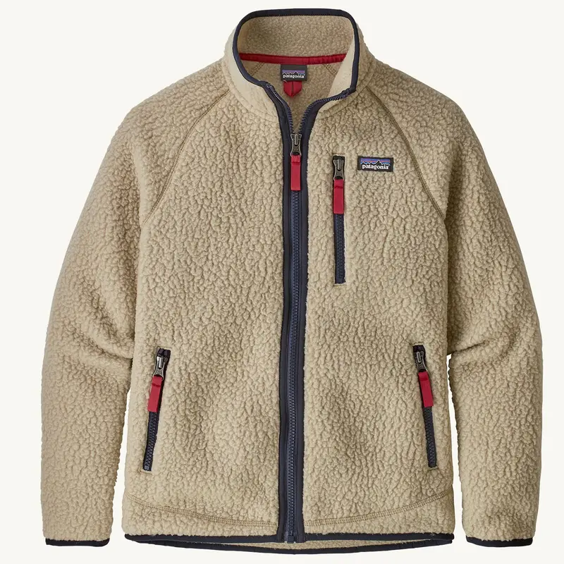 Patagonia Kids Retro Pile Fleece Jacket - El Cap Khaki 1