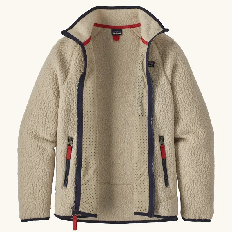 Patagonia Kids Retro Pile Fleece Jacket - El Cap Khaki 3