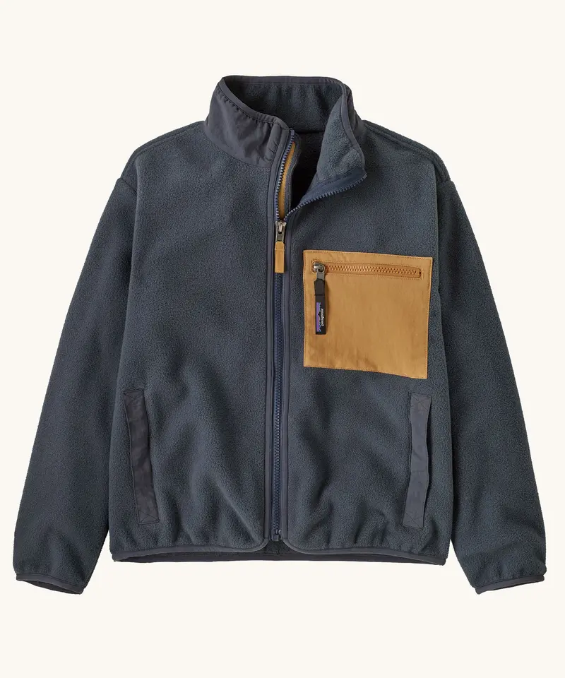 Patagonia Kids Synchilla® Fleece Jacket - Smolder Blue 1