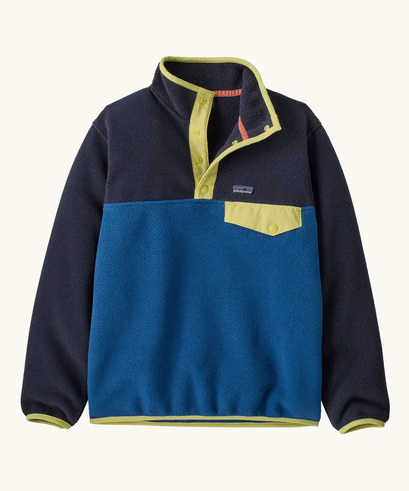 Patagonia Kids Synchilla® Snap-T Fleece Pullover - Clement Blue 1