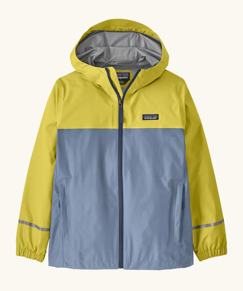 Patagonia Kid's Torrentshell 3L Rain Jacket - Nearly Green 1
