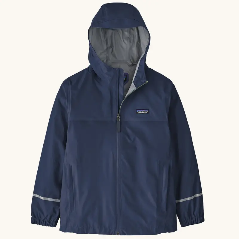Patagonia Kid's Torrentshell 3L Rain Jacket - New Navy 1