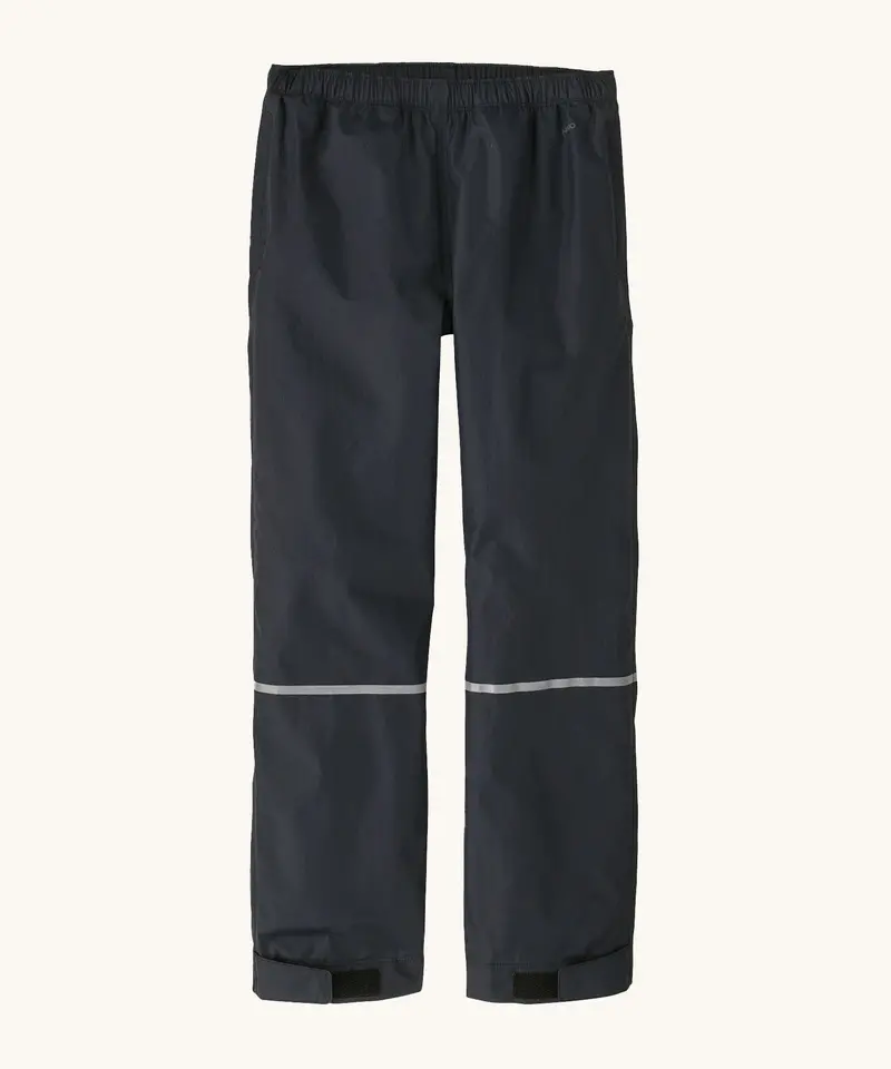 Patagonia Kids Torrentshell 3L Rain Pants - Black 1