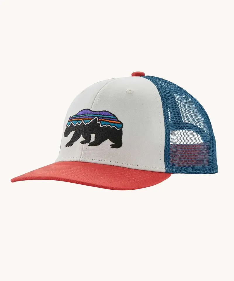 Patagonia Kid's Trucker Hat - Bear / Birch White 1