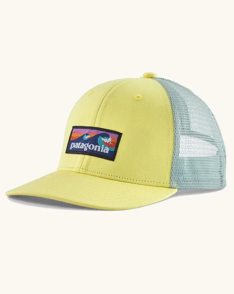 Patagonia Kid's Trucker Hat - Boardshort / Lemon Zest 1