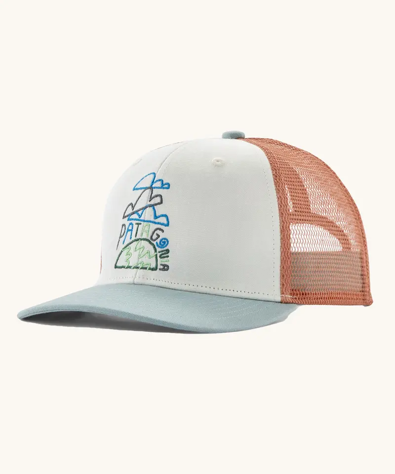 Patagonia Kids Trucker Hat  - Clouds & Earth 1