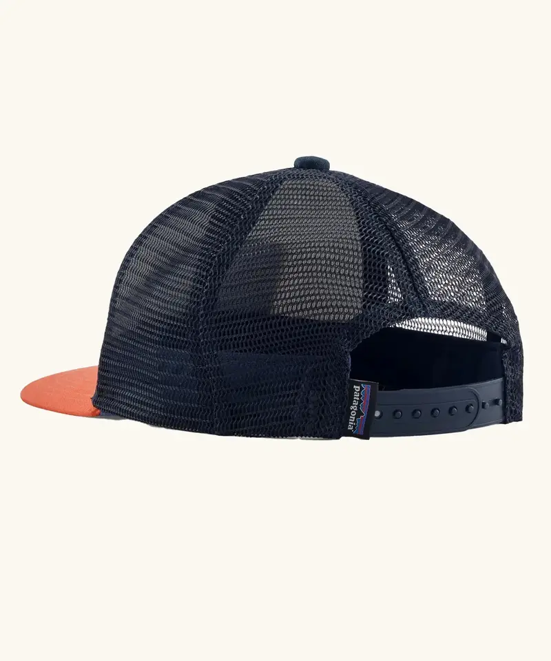Patagonia Kid's Trucker Hat - Ridge Rise / Coho Coral 2