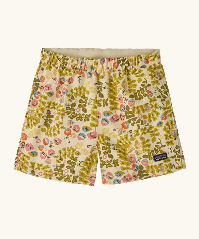 Patagonia Little Kids Baggies™ Shorts - Buzzing / Buttercup Yellow 1