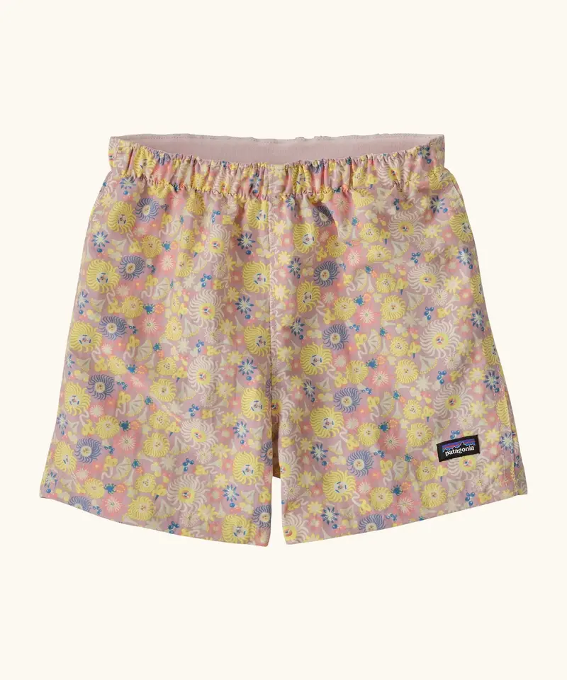 Patagonia Little Kids Baggies™ Shorts - Fruity Times / Quiet Violet 1