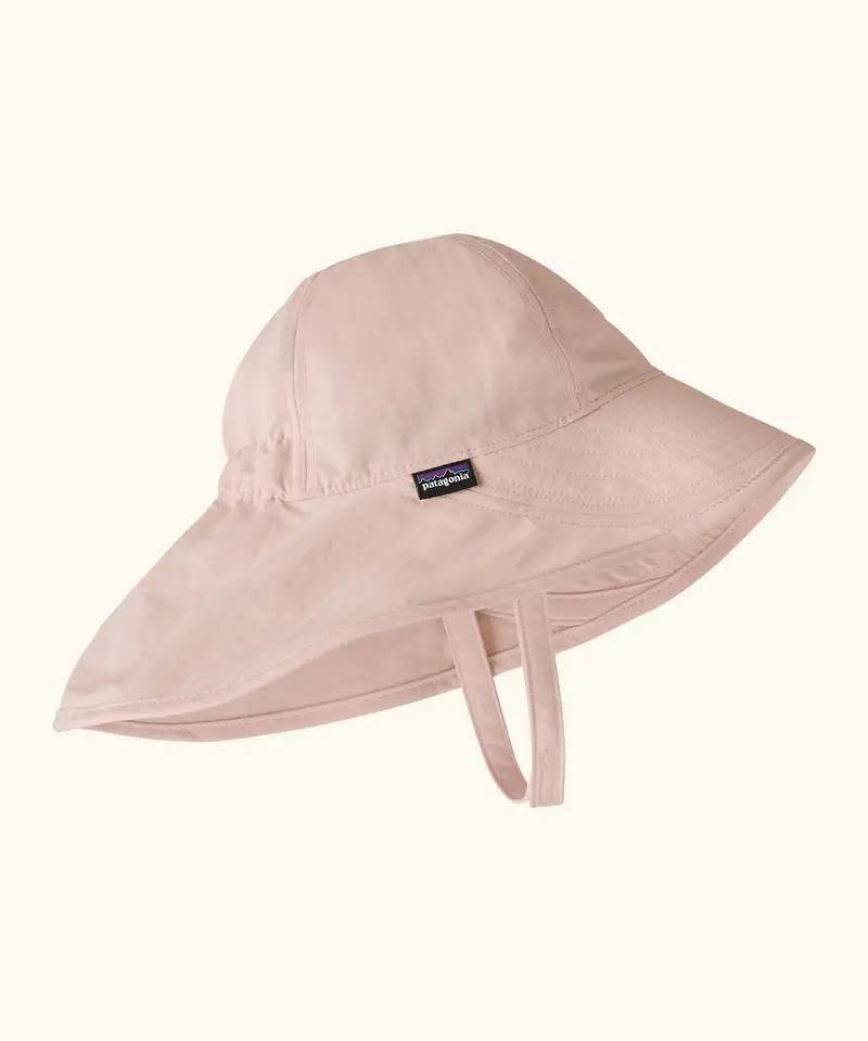 Patagonia Little Kids Block-The-Sun Hat - Dorsal Pink 1
