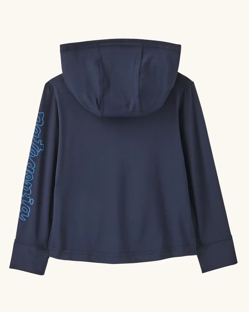 Patagonia Little Kids Capilene® Silkweight Hoody - New Navy 2
