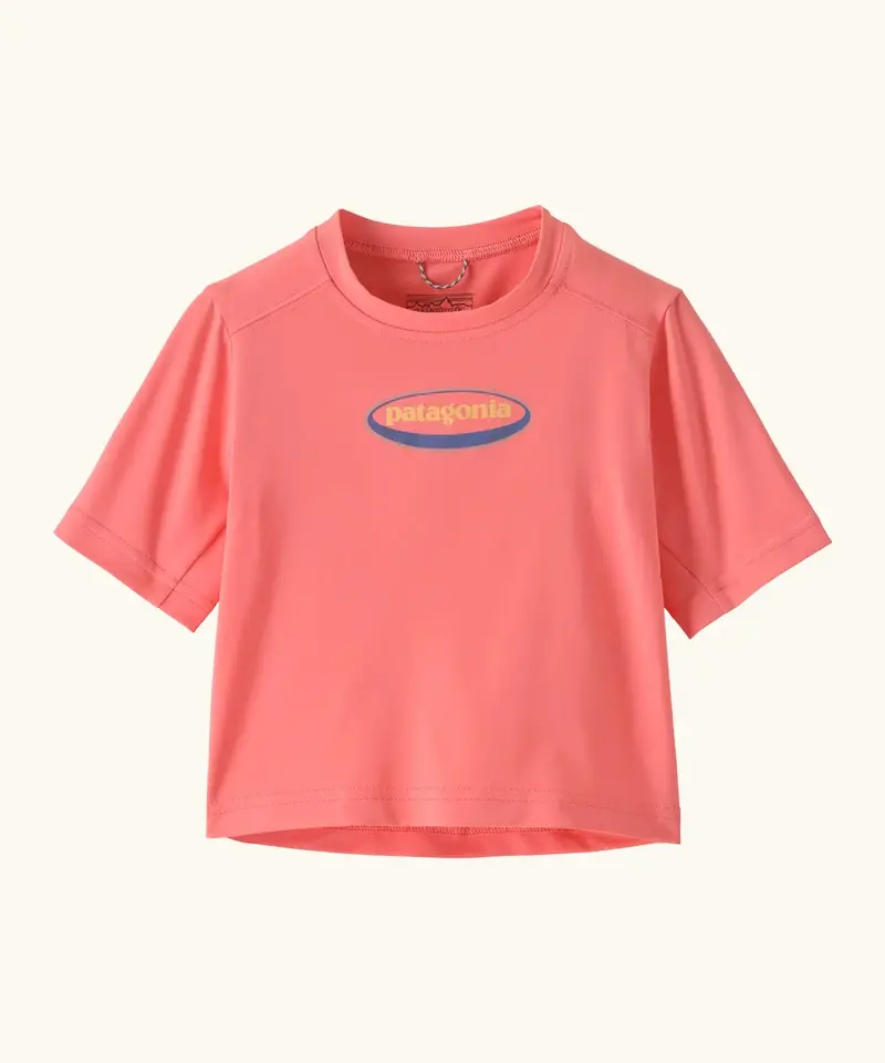 Patagonia Little Kids Capilene® Silkweight T-Shirt - '95 Logo Tropiclimb 2