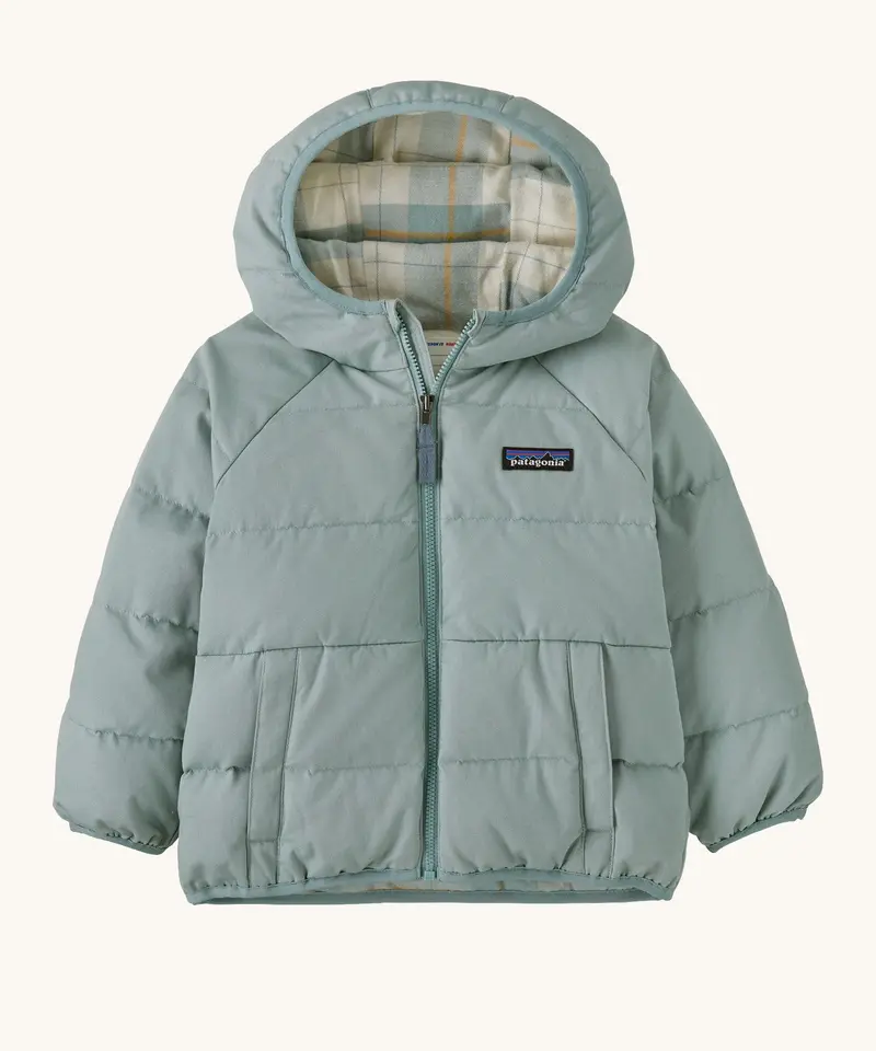 Patagonia Little Kids Cotton Quilted Down Jacket Thermal Blue 1