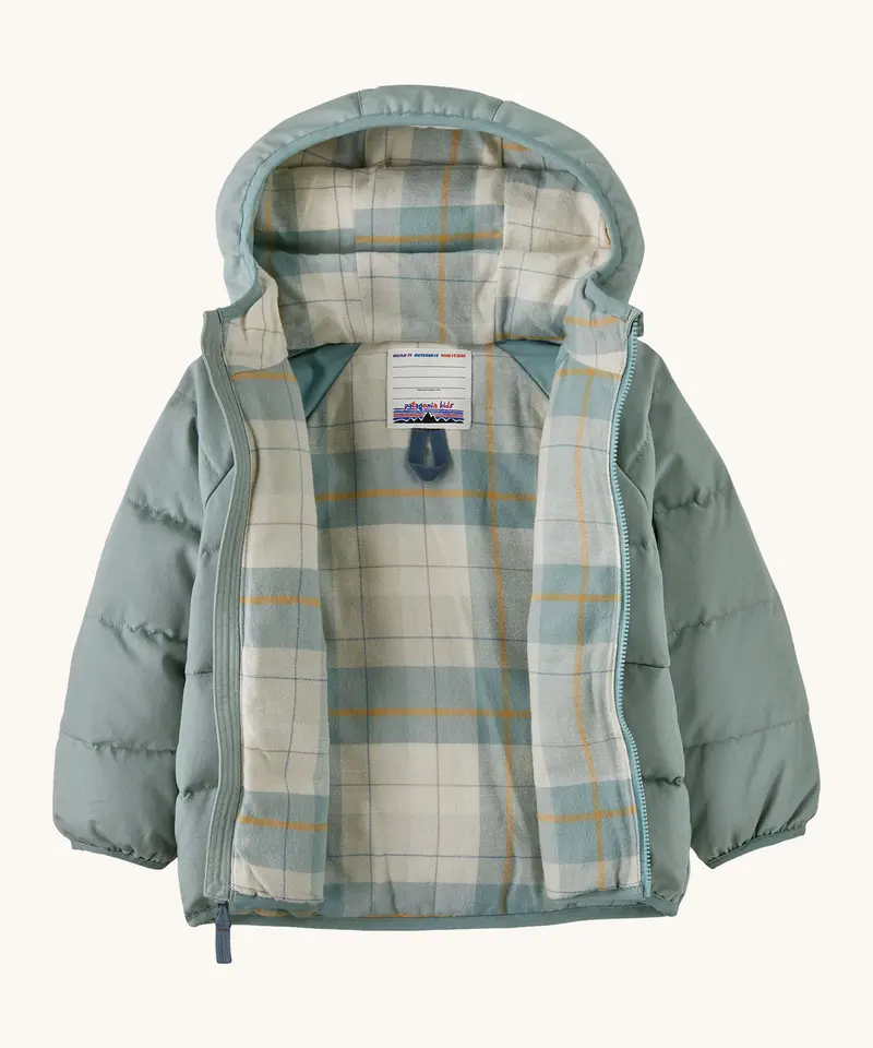 Patagonia Little Kids Cotton Quilted Down Jacket Thermal Blue 2