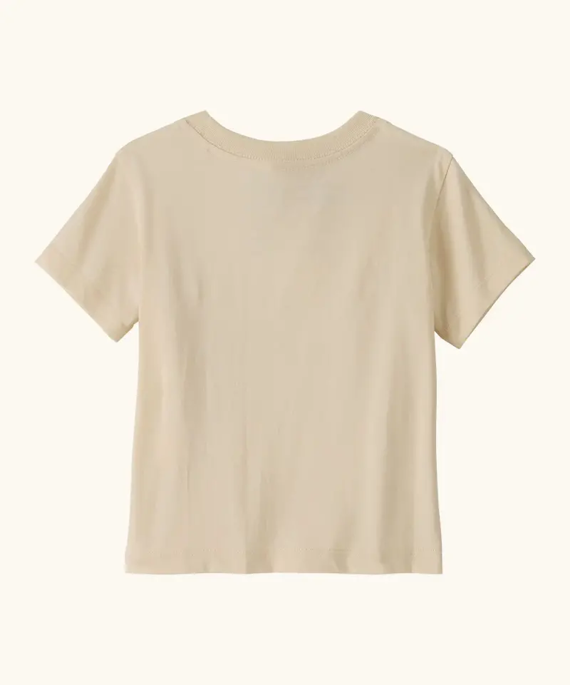 Patagonia Little Kids Fitz Roy Skies T-Shirt - Undyed Natural 2