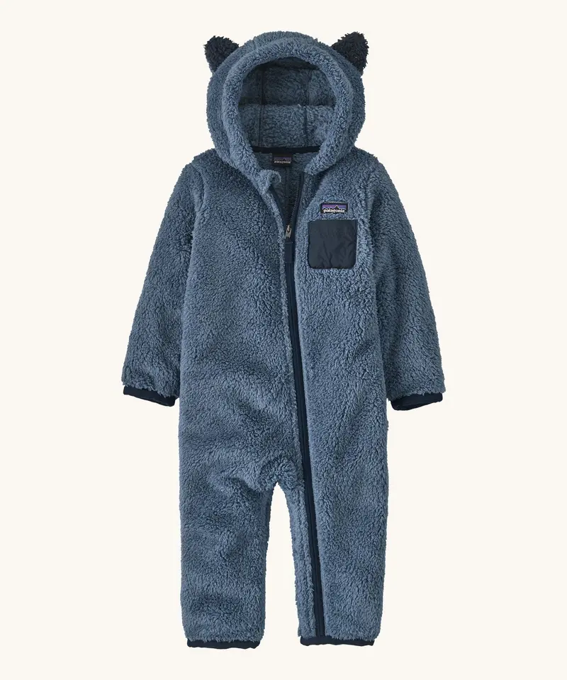 Patagonia Little Kids Furry Friends Bunting - Utility Blue 1