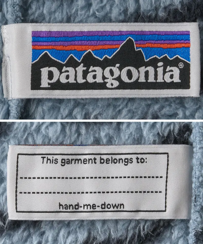 Patagonia Little Kids Furry Friends Bunting - Utility Blue 3