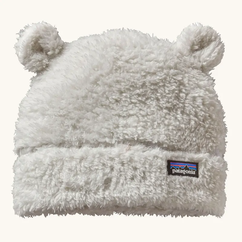Patagonia Little Kids Furry Friends Hat - Birch White 1